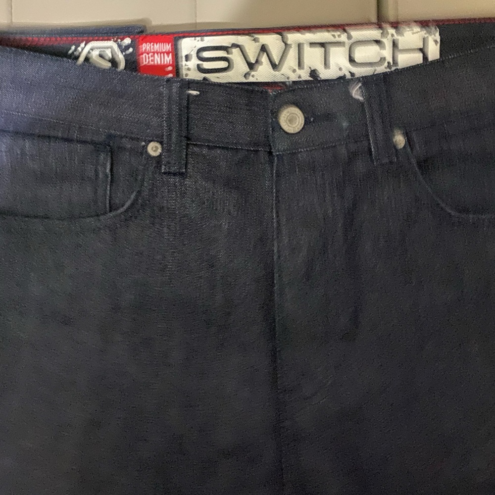 Switch men’s dark denim jeans size 36/34